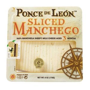 Ponce De Leon Sliced Manchego